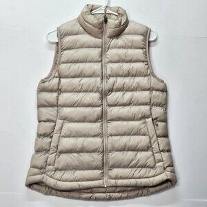 32 Degrees Heat Puffer Vest Adult Womens SIZE S Grey Full Zip Zip‎ Pockets New